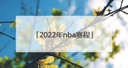 「2022年nba赛程」2022年nba赛程规则